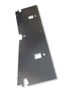 Sheet metal partition upper tier Step 24-18 V13 solid